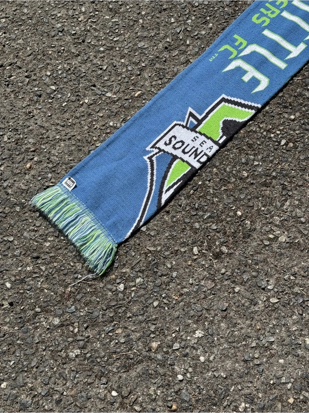 Adidas Seattle Sounders FC Scarf - Blue & Lime